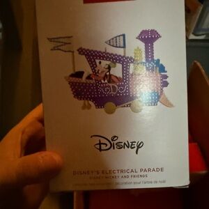 Disney Electrical Parade Ornament with Purple and Gold
